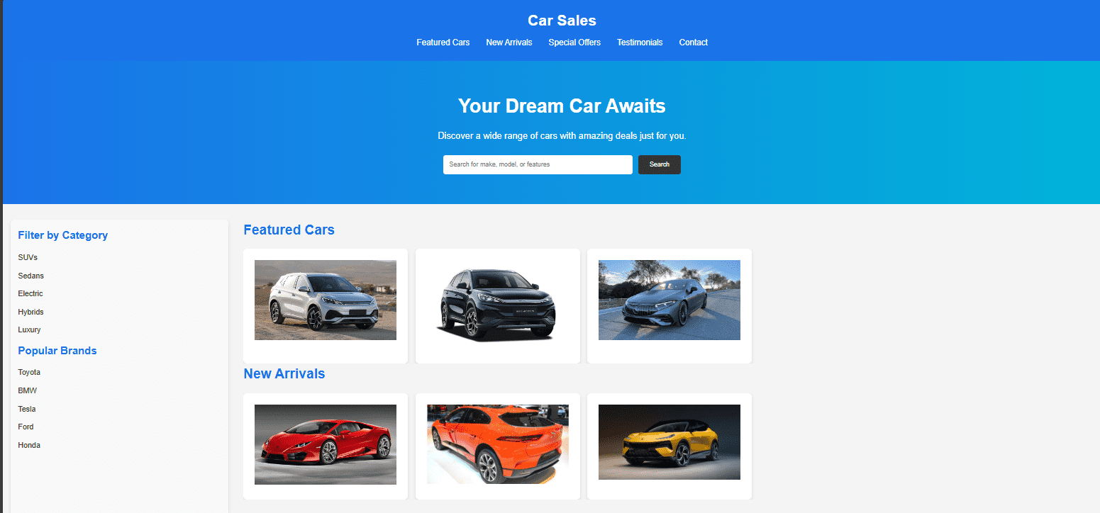 Website Design Example