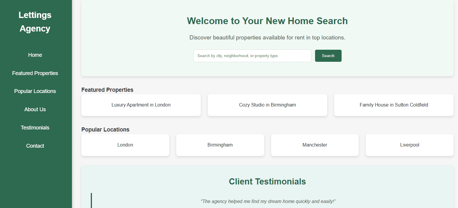 Website Design Example